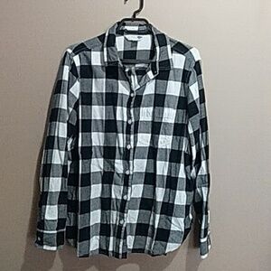 Old navy the classic plaid shirt size xl